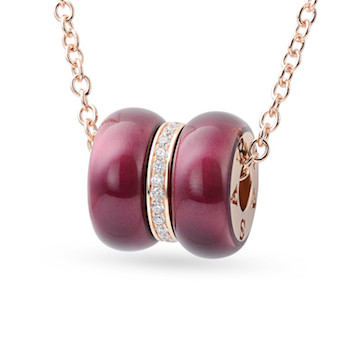 Abracadabra XL Necklace Enamel Red