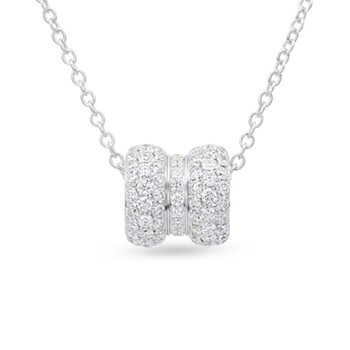 Abracadabra XS Necklace Pave' White