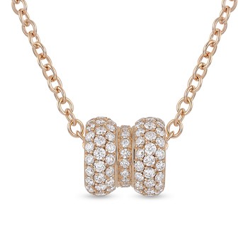 Abracadabra  XS Necklace Pave'  Gold