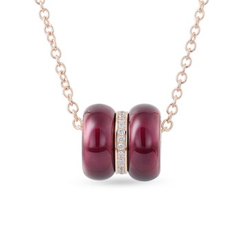 Abracadabra XS Necklace Enamel Red