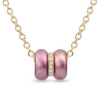 Abracadabra XS Necklace Enamel Pink